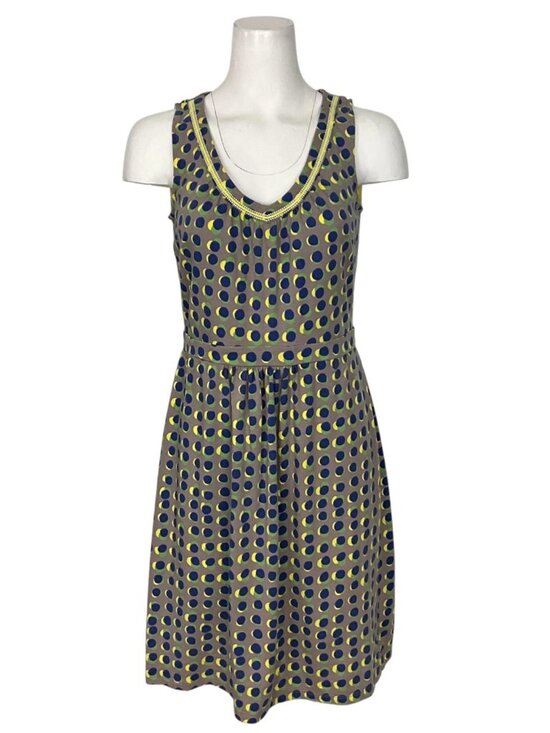 Boden Dresses & Skirts - Boden Driftwood Sienna Jersey Tank Dress 8R Polka Dot